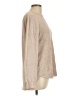 Pink Clover 100% Polyester Metallic Tan Pullover Sweater Size L - photo 4