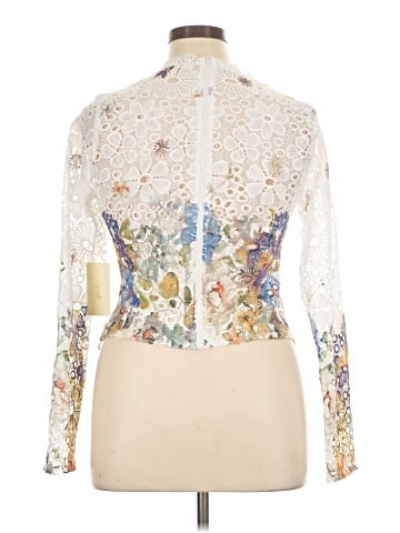 Peach Long Sleeve Blouse (view 2)