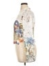 Peach 100% Polyester Ivory White Long Sleeve Blouse Size XL - photo 5