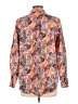 Boden 100% Linen Paisley Orange Long Sleeve Button-Down Shirt Size 10 - photo 2