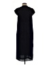J. McLaughlin 100% Polyester Solid Black Casual Dress Size M - photo 2