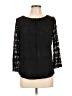 Calessa Black 3/4 Sleeve Blouse Size L - photo 1