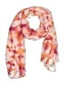 Calvin Klein 100% Polyester Floral Orange Scarf One size - photo 1