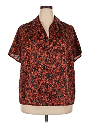 Halogen Short Sleeve Blouse (view 1)