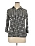 212 Collection Polka Dots Black 3/4 Sleeve Blouse Size XL - photo 1