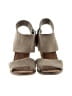TOMS 100% Leather Gray Sandals Size 6 1/2 - photo 2