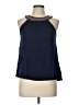 Bobeau Blue Sleeveless Blouse Size L - photo 1