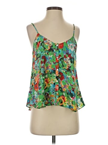 Aqua Sleeveless Blouse (view 1)