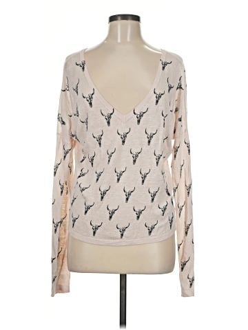 Skull Cashmere Pullover Sweater (view 1)