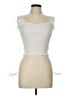 Blāshe 100% Polyester White Sleeveless Top Size L - photo 1
