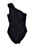J.Crew Solid Black One Piece Swimsuit Size 10 - photo 1