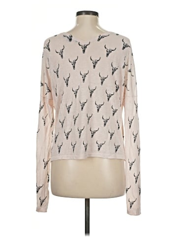 Skull Cashmere Pullover Sweater (view 2)