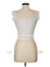 Blāshe 100% Polyester White Sleeveless Top Size L - photo 2