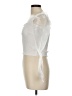 Blāshe 100% Polyester White Sleeveless Top Size L - photo 5