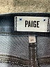 Paige Chevron-herringbone Blue Jeans Size 29 waist - photo 4