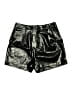 7 For All Mankind 100% Polyurethane Metallic Silver Shorts Size M - photo 1
