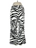 Sandra Animal Print Silver Casual Pants Size 4 - photo 2