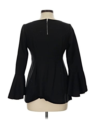 Three Dots Long Sleeve Blouse (view 2)