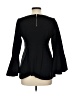Three Dots Black Long Sleeve Blouse Size L - photo 2