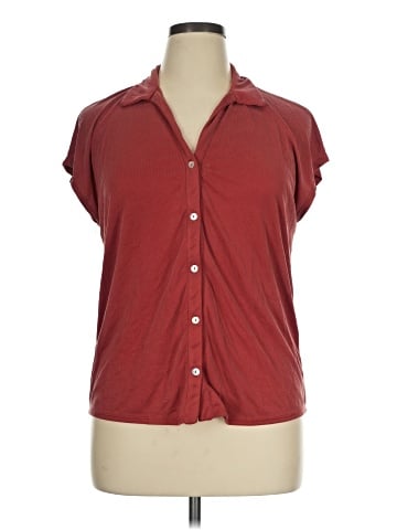 Green Envelope Short Sleeve Blouse (view 1)