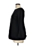 Three Dots Black Long Sleeve Blouse Size L - photo 5