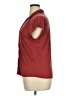 Green Envelope Burgundy Short Sleeve Blouse Size XL - photo 5