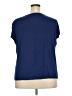 Dialogue Blue Short Sleeve Top Size 2X - photo 2