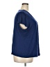 Dialogue Blue Short Sleeve Top Size 2X - photo 4