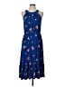Daniel Rainn Floral Blue Casual Dress Size L - photo 1