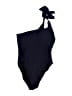 J.Crew Solid Blue One Piece Swimsuit Size 12 - photo 1