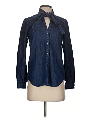 J.Crew Factory Store Long Sleeve Button-Down Shirt (view 1)