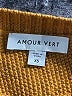 Amour Vert 100% Wool Brown Wool Pullover Sweater Size XS - photo 7