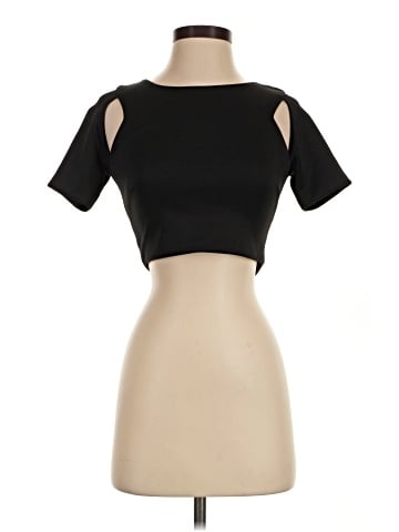 Aqua Short Sleeve Top (view 1)