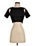 Aqua Black Short Sleeve Top Size XS - photo 1