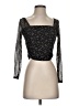 ASOS Black 3/4 Sleeve Top Size 4 - photo 1