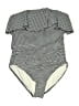 Kona Sol Houndstooth Ivory One Piece Swimsuit Size M - photo 1