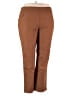 Ruby Rd. Solid Brown Casual Pants Size 22 - photo 1