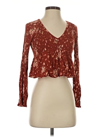 Planet Gold Long Sleeve Blouse (view 1)
