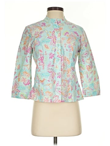 Sigrid Olsen Sport 3/4 Sleeve Button-Down Shirt (view 1)