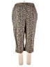 Alfred Dunner Animal Print Gold Casual Pants Size 20 - photo 1