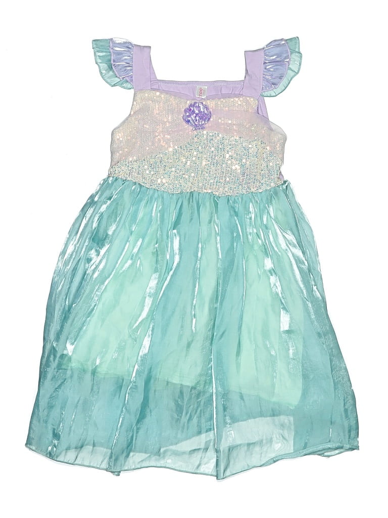 Pre-owned Assorted Brands Kids' Dress In Teal