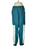 Reebok 100% Nylon Color Block Teal Track Pants Size M - photo 1