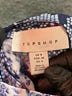 Topshop Blue Long Sleeve Blouse Size 4 - photo 7