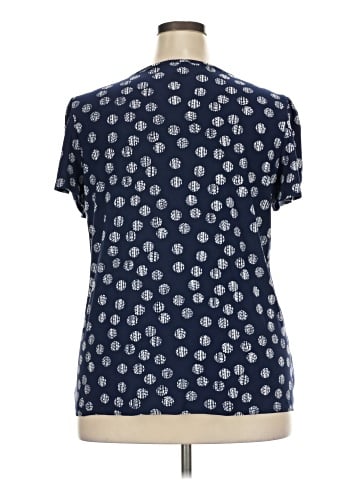 AK Anne Klein Short Sleeve Blouse (view 2)