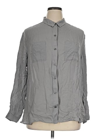 Pendleton Long Sleeve Silk Top (view 1)