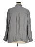 Pendleton 100% Silk Solid Gray Long Sleeve Silk Top Size XL - photo 2