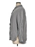 Pendleton 100% Silk Solid Gray Long Sleeve Silk Top Size XL - photo 5