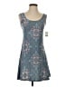 Mudd Paisley Teal Casual Dress Size XS - photo 1