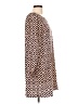 Brigitte Bailey 100% Polyester Argyle Brown Casual Dress Size L - photo 4