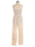 Monteau Metallic Ivory Jumpsuit Size M - photo 2